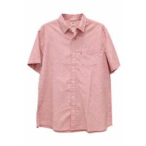 Levi’s Pink Short Sleeve Button Up Shirt XXL Standard Fit Casual Summer